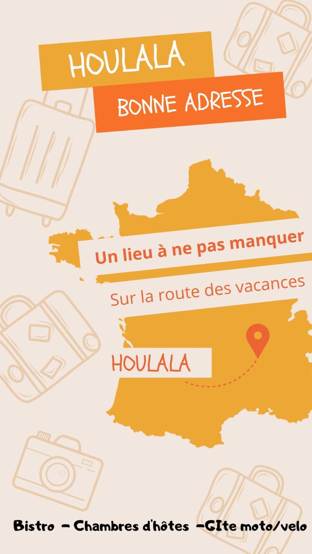 Houlala - Relais D'Etape - Chambres D'Hotes 蓬泰韦克 外观 照片